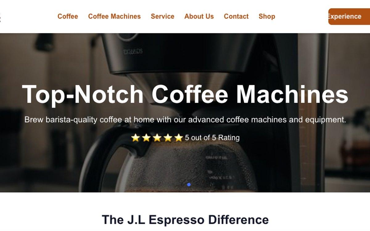 JL Espresso Service — Equipment Servicing project by Stan Paraclete