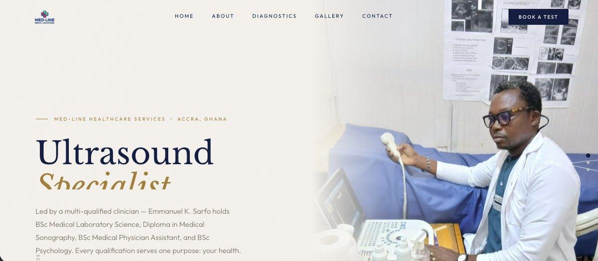 Med-Line — Healthcare project by Stan Paraclete
