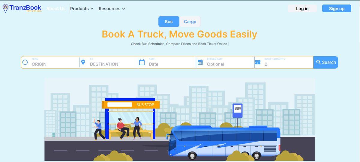 TranzBook — Transport & Logistics project by Stan Paraclete